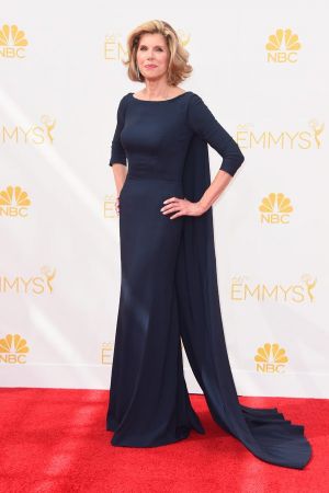 Christine Baranski in Zac Posen - Emmys 2014 red carpet photos.jpg